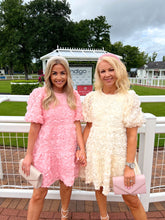 The Yasmin - Floral-Appliqué Mini Dress